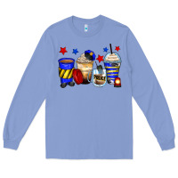 Colony Blue police coffee cups Long Sleeve Tee - Zillion Design Studio