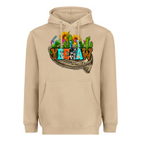 Mushroom yeehaw and cactus with horseshoe Heavyweight Hoodie - AdoDesignShop