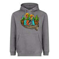 Storm yeehaw and cactus with horseshoe Heavyweight Hoodie - AdoDesignShop