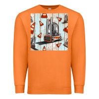 Carrot forklift seamless pattern Premium Sweatshirt - BundleAndBundleShop