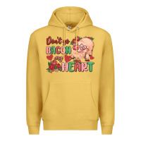 Antique Gold don't go bacon my heart Premium Hoodie - MaliasSmallBusiness