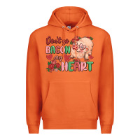 Carrot don't go bacon my heart Premium Hoodie - MaliasSmallBusiness