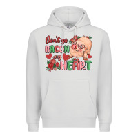 Dove Grey don't go bacon my heart Premium Hoodie - MaliasSmallBusiness