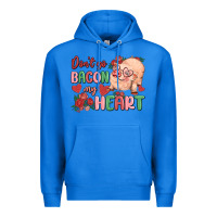 True Royal don't go bacon my heart Premium Hoodie - MaliasSmallBusiness