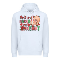 White don't go bacon my heart Premium Hoodie - MaliasSmallBusiness