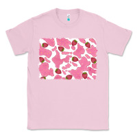 Bubblegum Pink distressed strawberry milkshake cowhide Classic Tee - RanaPortraitStore