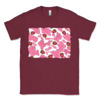 Burgundy distressed strawberry milkshake cowhide Classic Tee - RanaPortraitStore