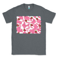 Charcoal Heather distressed strawberry milkshake cowhide Classic Tee - RanaPortraitStore