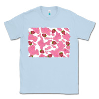 Dusty Blue distressed strawberry milkshake cowhide Classic Tee - RanaPortraitStore