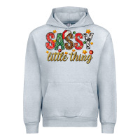 Heather Grey Sassy litte thing Urban Hoodie - NancyCooperArtShop
