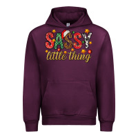 Mauve Wine Sassy litte thing Urban Hoodie - NancyCooperArtShop