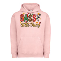 Pigment Salmon Sassy litte thing Urban Hoodie - NancyCooperArtShop
