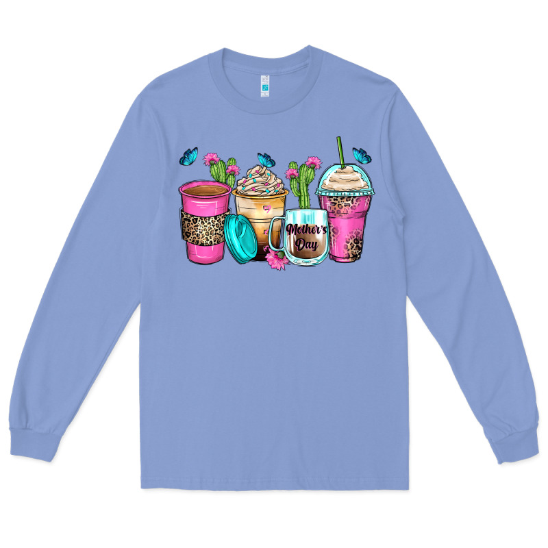 Mother's Day Coffee Cups Long Sleeve Tee by Zillion Design Studio | Teevron