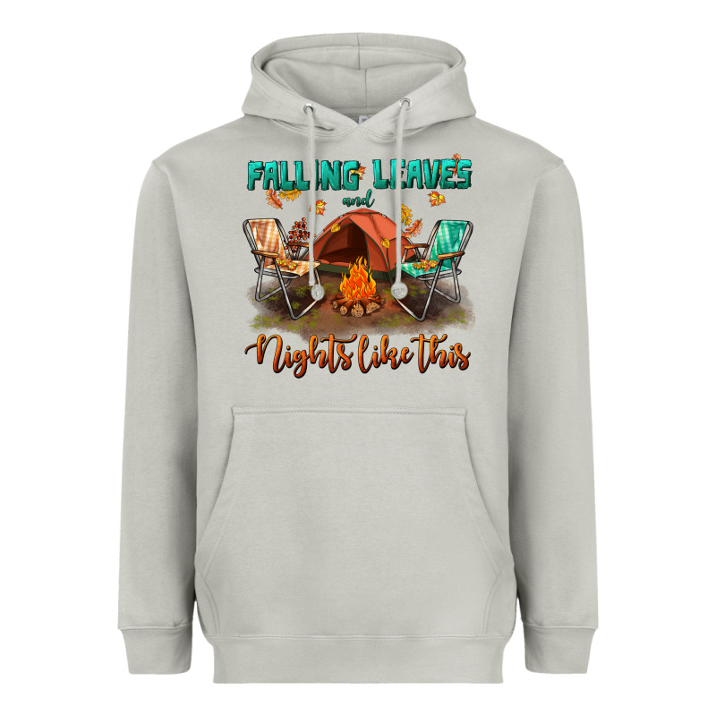 Falling Leaves And Nights Like This Heavyweight Hoodie by BundleAndBundleShop | Teevron