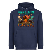 Navy falling leaves and nights like this Heavyweight Hoodie - BundleAndBundleShop