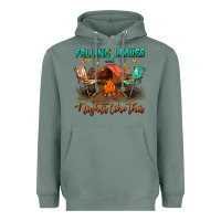 Sage falling leaves and nights like this Heavyweight Hoodie - BundleAndBundleShop