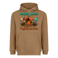 Toasted Coconut falling leaves and nights like this Heavyweight Hoodie - BundleAndBundleShop