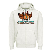 Crazychickens Zipper Hoodie | Teevron