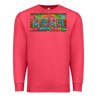 Cardinal mama tie dye license plate template Premium Sweatshirt - Artiststas