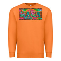 Carrot mama tie dye license plate template Premium Sweatshirt - Artiststas
