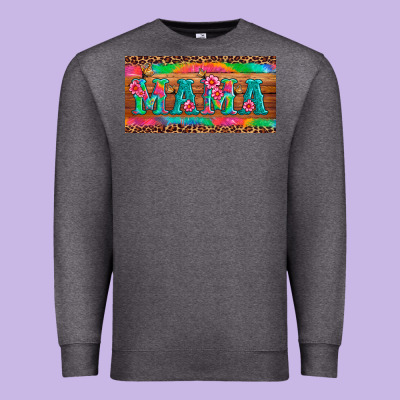 Mama Tie Dye License Plate Template Premium Sweatshirt Designed By Artiststas