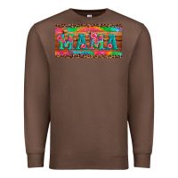 Chestnut mama tie dye license plate template Premium Sweatshirt - Artiststas