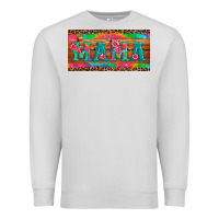 Dove Grey mama tie dye license plate template Premium Sweatshirt - Artiststas