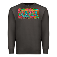 Smoke mama tie dye license plate template Premium Sweatshirt - Artiststas