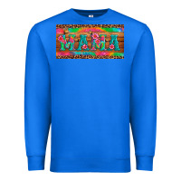 True Royal mama tie dye license plate template Premium Sweatshirt - Artiststas