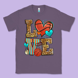 Love Basketball Classic Tee Designed By Zillion Design Studio