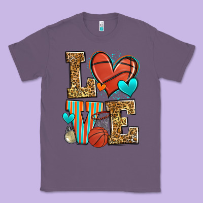 Love Basketball Classic Tee Designed By Zillion Design Studio