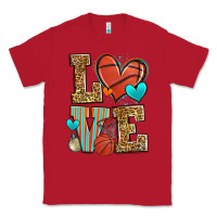 Red love basketball Classic Tee - Zillion Design Studio