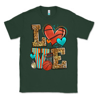 Sports Green love basketball Classic Tee - Zillion Design Studio