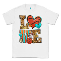 White love basketball Classic Tee - Zillion Design Studio