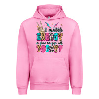 Fuchsia Pink i match energy so how we gon' act today Urban Hoodie - MaliasSmallBusiness
