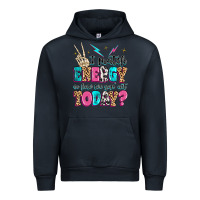 Navy i match energy so how we gon' act today Urban Hoodie - MaliasSmallBusiness