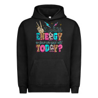 Pigment Black i match energy so how we gon' act today Urban Hoodie - MaliasSmallBusiness