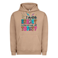 Pigment Burro i match energy so how we gon' act today Urban Hoodie - MaliasSmallBusiness