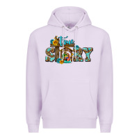 Lilac true story jesus and mary wıth god Premium Hoodie - AdoDesignShop