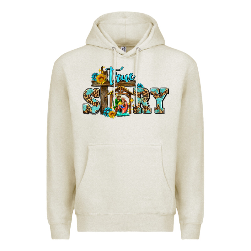 True Story Jesus And Mary Wıth God Premium Hoodie by AdoDesignShop | Teevron
