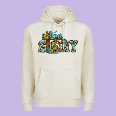 True Story Jesus And Mary Wıth God Premium Hoodie Designed By Adodesignshop