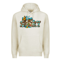 Oatmeal Heather true story jesus and mary wıth god Premium Hoodie - AdoDesignShop