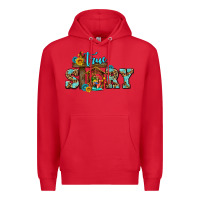 Red true story jesus and mary wıth god Premium Hoodie - AdoDesignShop