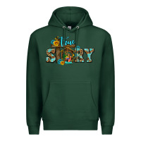 Sports Green true story jesus and mary wıth god Premium Hoodie - AdoDesignShop
