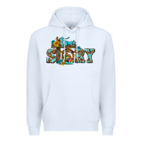 White true story jesus and mary wıth god Premium Hoodie - AdoDesignShop