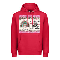 Cardinal it takes a big to shape little minds Premium Hoodie - MaliasSmallBusiness