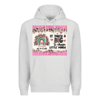 Dove Grey it takes a big to shape little minds Premium Hoodie - MaliasSmallBusiness