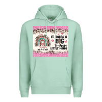 Seafoam it takes a big to shape little minds Premium Hoodie - MaliasSmallBusiness