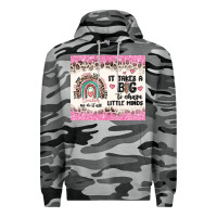 Slate Camo it takes a big to shape little minds Premium Hoodie - MaliasSmallBusiness