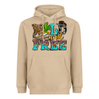 Mushroom wild and free with cactus Heavyweight Hoodie - AdoDesignShop